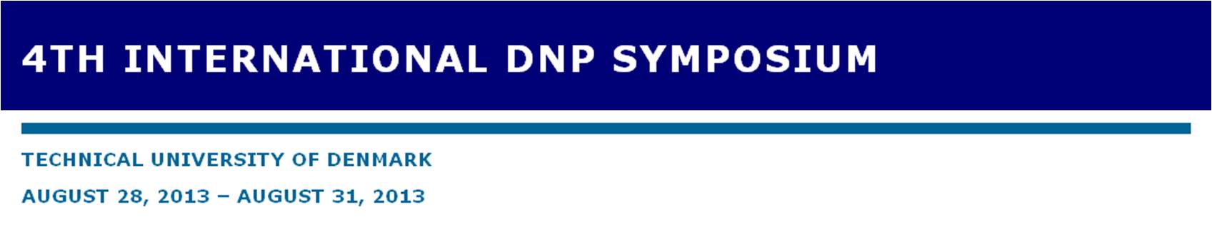 Poster presentation at 4th International DNP Symposium