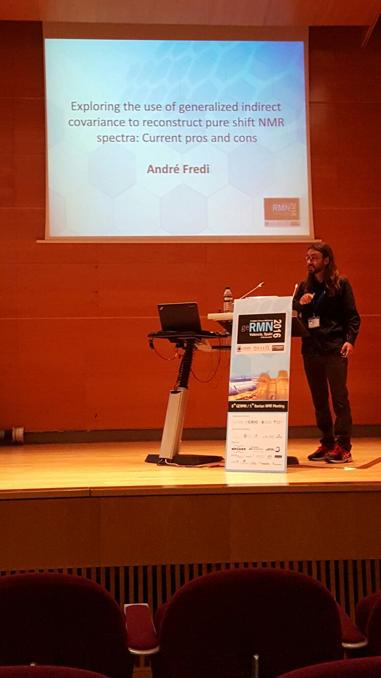 André Fredi’s oral presentation at 8th GERMN / 5th Iberian NMR Meeting